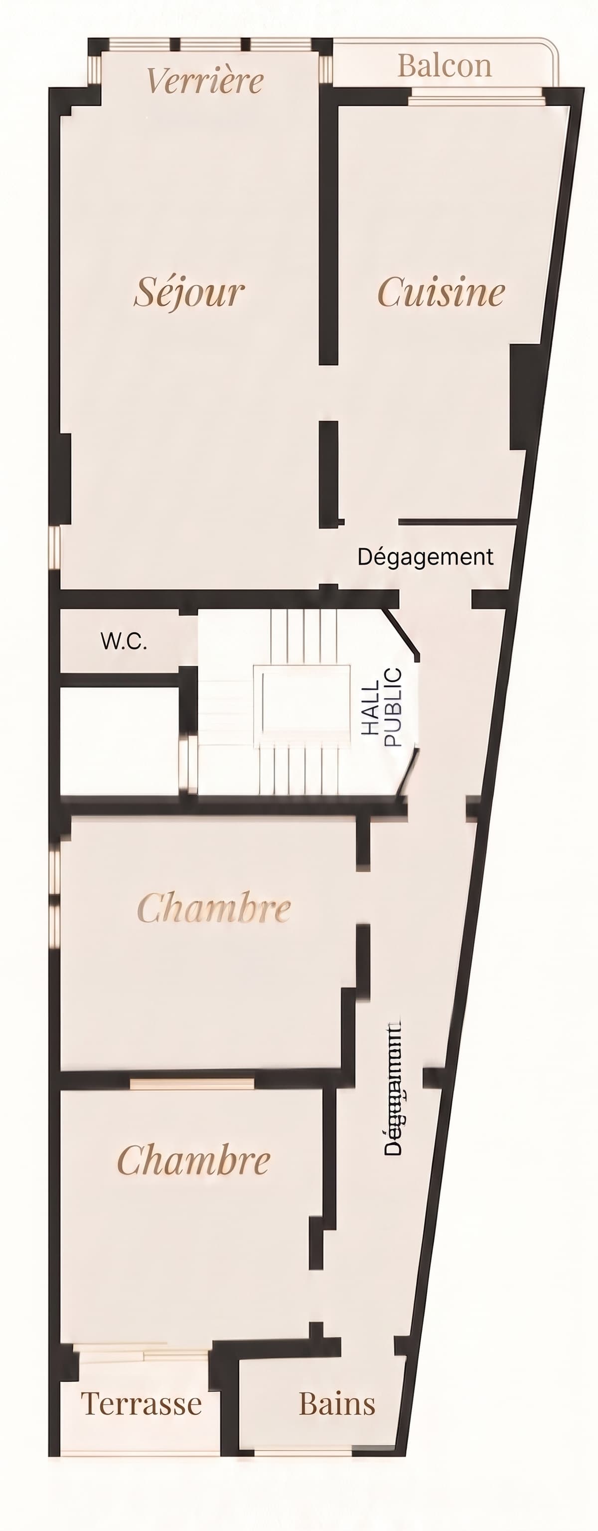 Plan de l'appartement